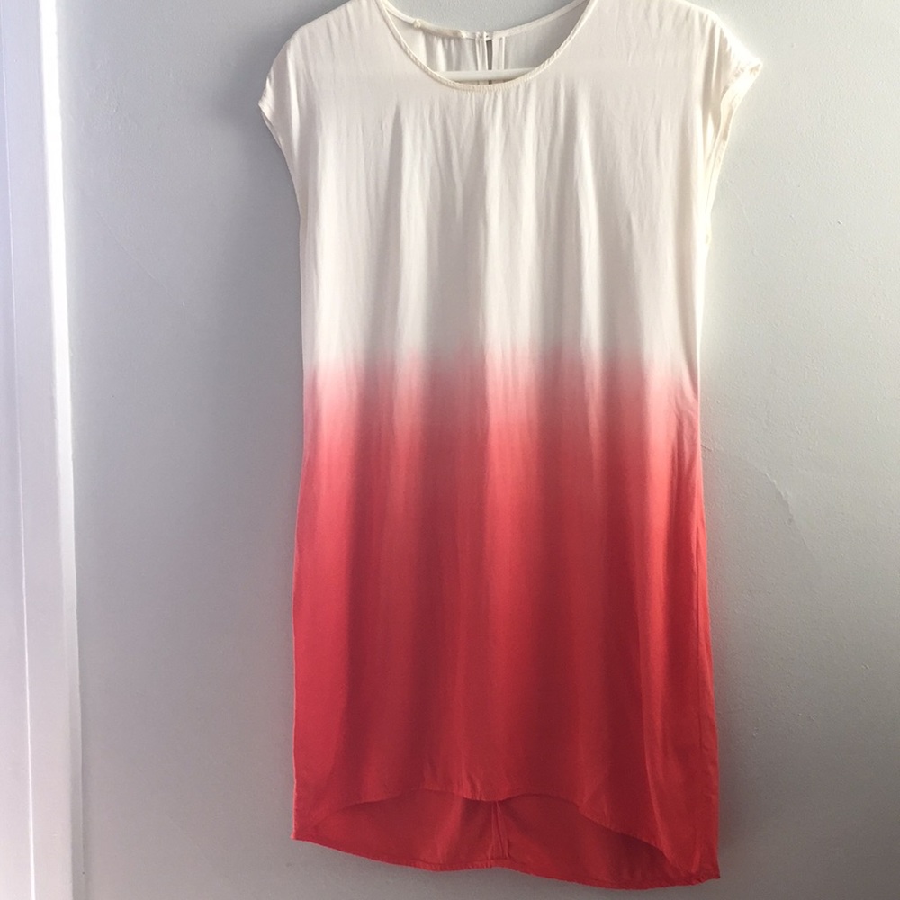 Marine Layer coral ombré dress